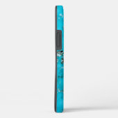 Coques Case-Mate iPhone Série Gemstone - Belle Flawed Turquoise (Verso / Droite)