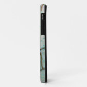 Coques Case-Mate iPhone Série Gemstone - Coque-Mat à craquage Turquoise cl (Dos/Gauche)