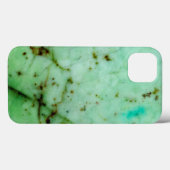Coques Case-Mate iPhone Série Gemstone - Design Jade Vert (Verso (horizontal))