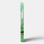 Coques Case-Mate iPhone Série Gemstone - Design Jade Vert (Verso / Gauche)