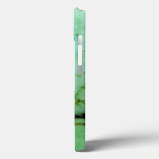 Coques Case-Mate iPhone Série Gemstone - Design Jade Vert (Verso / Gauche)
