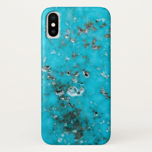 Coques Case-Mate iPhone Série Gemstone - Turquoise (Dos)