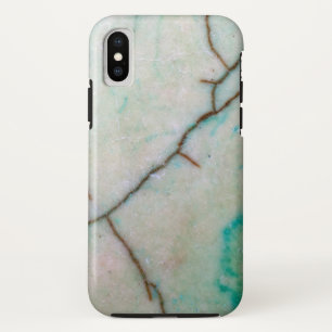 Coque Case-Mate Pour iPhone Série Gemstone - Turquoise Craqué Avec Vert