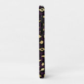 Coques Case-Mate iPhone Série Purple and Gold Leopard Design 2 (Dos/Gauche)