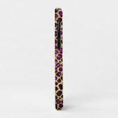 Coques Case-Mate iPhone Série Purple and Gold Leopard Design 4 (Dos/Gauche)