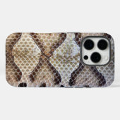 Coques Case-Mate iPhone Serpent à sonnette à sonnettes à dos de diamant (Verso (horizontal))