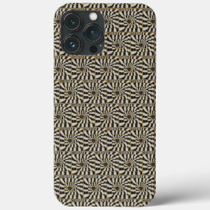 Case-Mate iPhone Case Serpent Abstrait rayé amusant dans les tons neutre