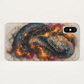 Coques Case-Mate iPhone Serpent Cosmique Avec Espace Évasé (Dos (Horizontal))