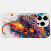 Coques Case-Mate iPhone Serpent Cosmique Vivant Avec Espace Évasif (Verso (horizontal))