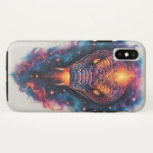Coques Case-Mate iPhone Serpent Cosmique Vivant Avec Espace Évasif (Dos (Horizontal))