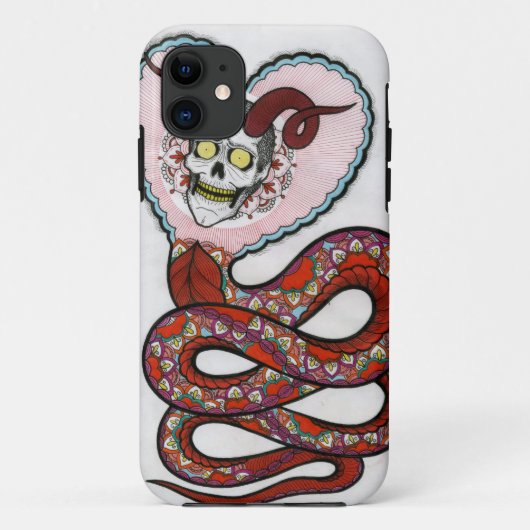 Coques Case-Mate iPhone serpent de fleur (Dos)