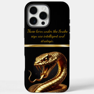 Coques iPhone 16 Pro Max Serpent d'or : symbole de richesse 2025