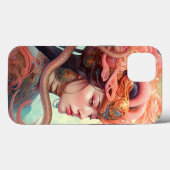 Coques Case-Mate iPhone Serpent Hair Lady Imaginaire Art (Verso (horizontal))
