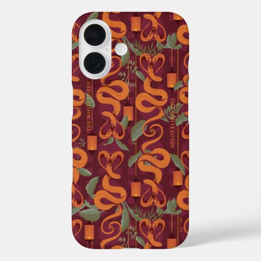 Coques Case-Mate iPhone Serpent Luxe Motif - Le Lotus Blanc (Verso)