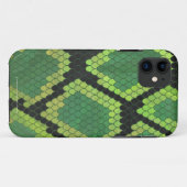 Coques Case-Mate iPhone Serpent noir et vert (Dos (Horizontal))