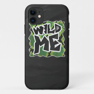 Coque Case-Mate Pour iPhone Serpent Noir et Vert Imprimé Wild Me