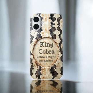 Coques iPhone 16 Plus Serpent Regal : Le roi Cobra