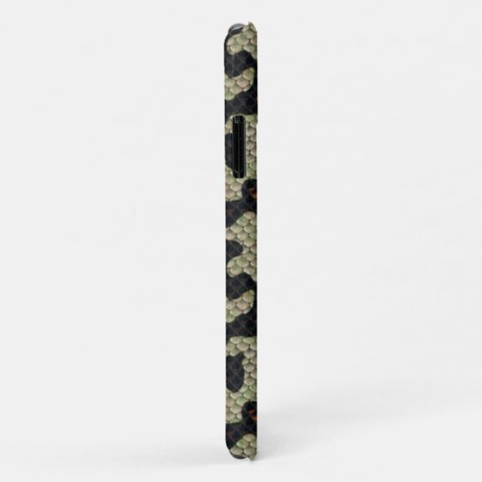 Coques Case-Mate iPhone Serpent Reptile Comme Texture Numérique Impression (Dos/Droite)