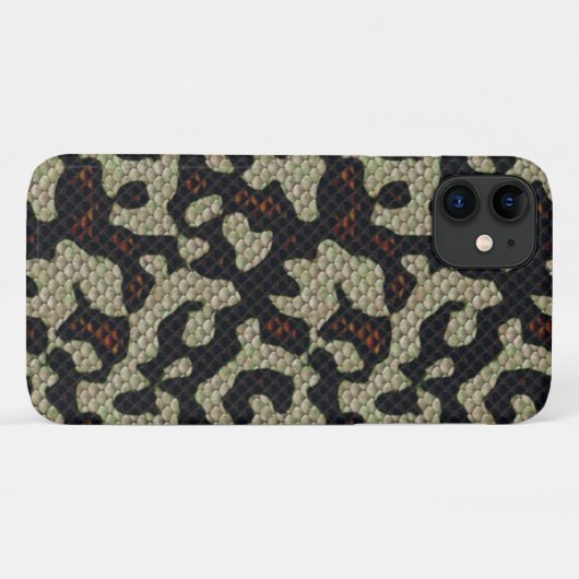 Coques Case-Mate iPhone Serpent Reptile Comme Texture Numérique Impression (Dos (Horizontal))