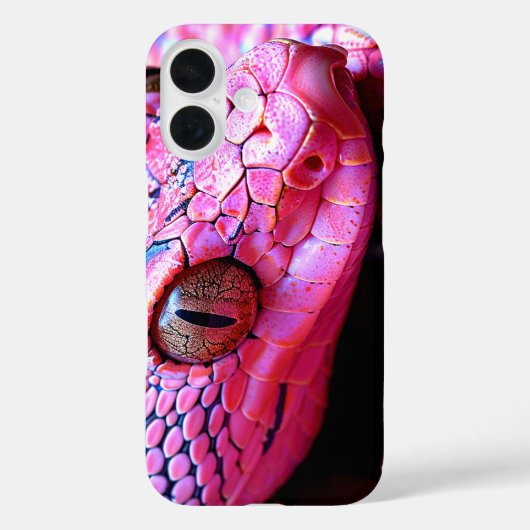Coques Case-Mate iPhone Serpent rose (Verso)