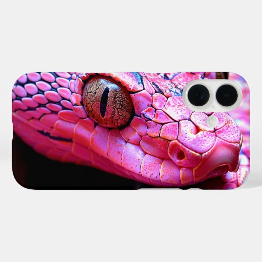 Coques Case-Mate iPhone Serpent rose (Verso (horizontal))