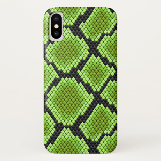 Coques Case-Mate iPhone Serpent serpent serpent noir vert serpent (Dos)
