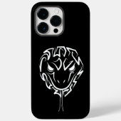 Coques Case-Mate iPhone Serpent tribal noir et blanc (Verso)