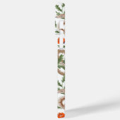 Coques Case-Mate iPhone Serpent violet blanc et botanique - Personnalisé (Verso / Gauche)