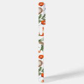 Coques Case-Mate iPhone Serpent violet blanc et botanique - Personnalisé (Verso / Droite)