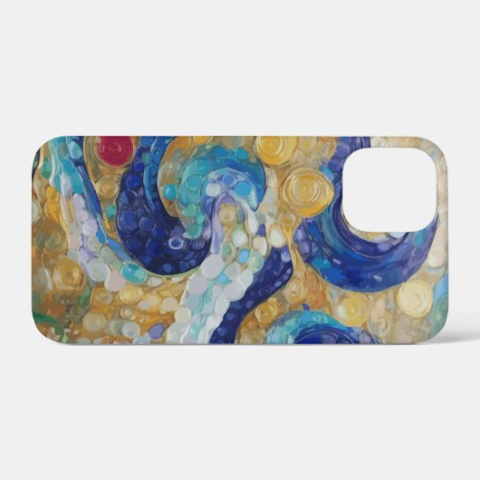 Coques Case-Mate iPhone Serpents à eau Klimt (Verso (horizontal))