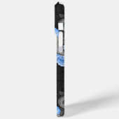 Coques Case-Mate iPhone Serpents et roses bleus (Verso / Gauche)