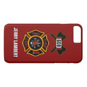 Coques Case-Mate iPhone Service des incendies Insigne de pompiers Modèle d (Dos (Horizontal))