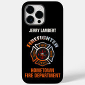 Coques Case-Mate iPhone Service d'incendie Chrome Nom Modèle (Verso)