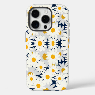 Coques iPhone 16 Pro Serviette de plage à motif floral rétro Daisy