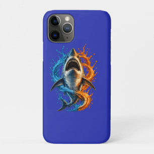 Case-Mate iPhone Case Serviette de plage Requin Féroce – Océan Bleu & Or