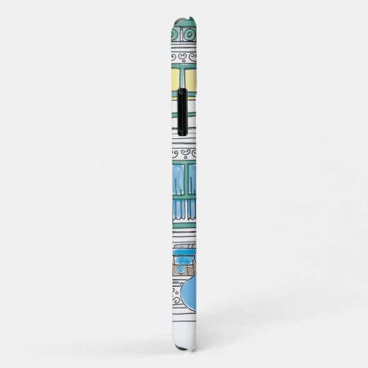 Coques Case-Mate iPhone Sesame Pals Doodley Graphisme (Dos/Droite)