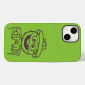 Coques Case-Mate iPhone Sesame Street | Oscar le grincheux (Verso (horizontal))