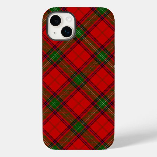 Coques Case-Mate iPhone Seton tartan rouge vert plaid (Verso)