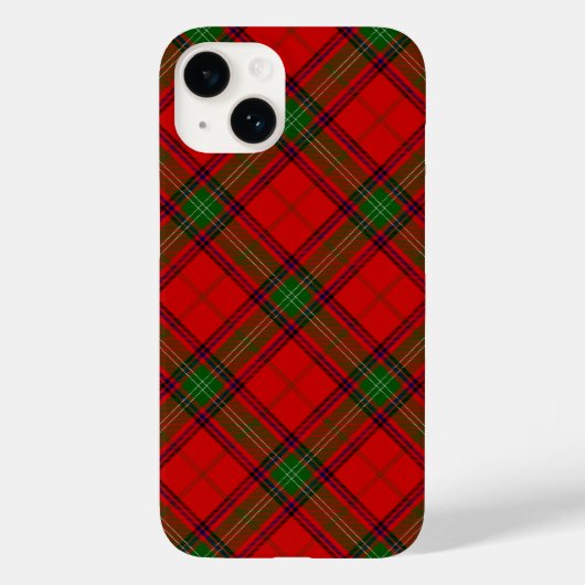 Coques Case-Mate iPhone Seton tartan rouge vert plaid (Verso)