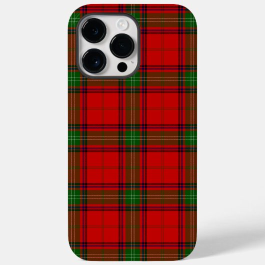 Coques Case-Mate iPhone Seton tartan rouge vert plaid (Verso)