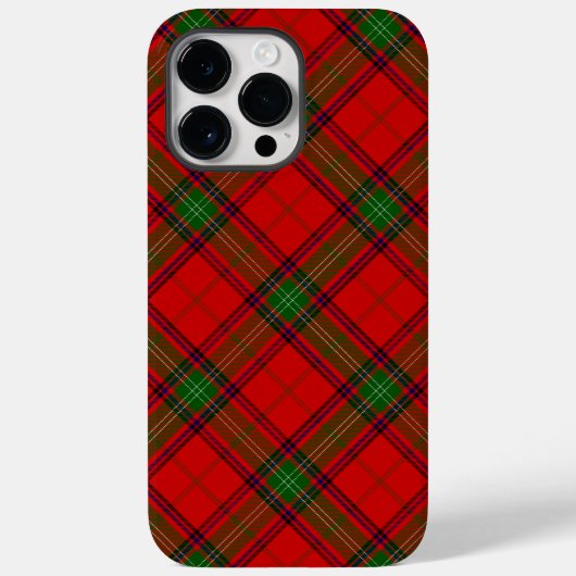 Coques Case-Mate iPhone Seton tartan rouge vert plaid (Verso)