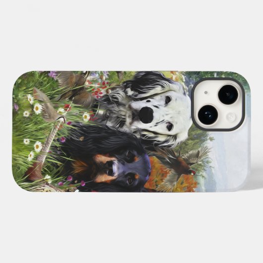 Coques Case-Mate iPhone Setter anglais (Verso (horizontal))