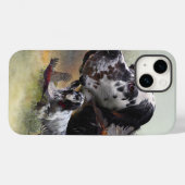 Coques Case-Mate iPhone Setter anglais (Verso (horizontal))