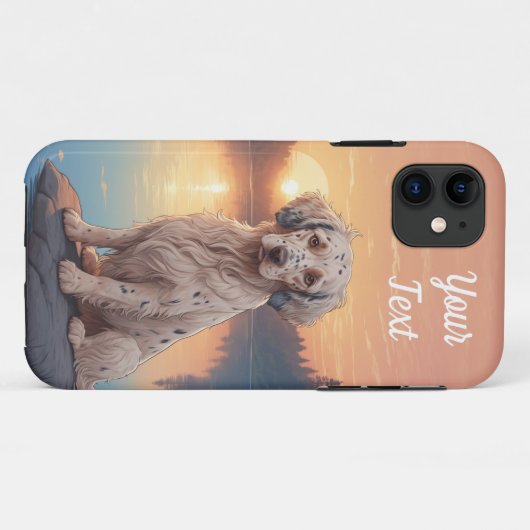 Coques Case-Mate iPhone Setter anglais par lac (Dos (Horizontal))