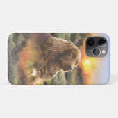 Coques Case-Mate iPhone setter irlandais avec chiot (Dos (Horizontal))