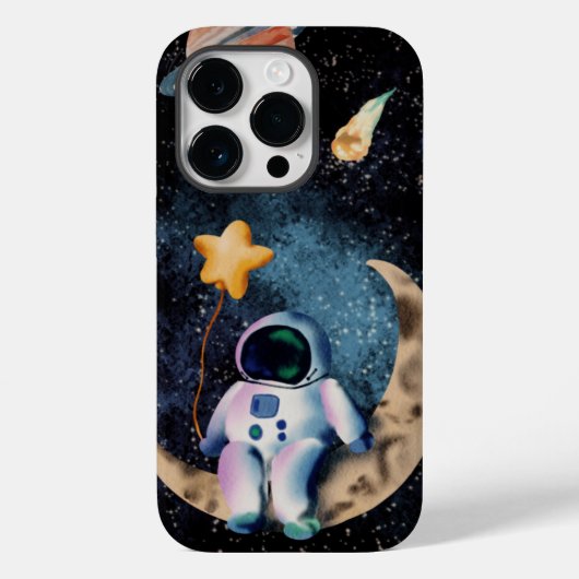 Coques Case-Mate iPhone Seul dans l'espace (Verso)