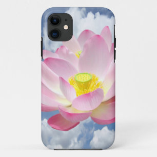 Coque iPhone 11 Seule une Blossom Lotus + votre texte et vos idées