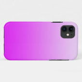 Coques Case-Mate iPhone SEULEMENT dégradés de COULEUR - rose néon (Dos (Horizontal))