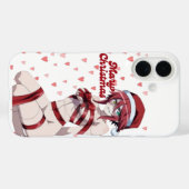 Coques Case-Mate iPhone Sexy Santa Marry Cristmas Wrapped Anime Girl (Verso (horizontal))