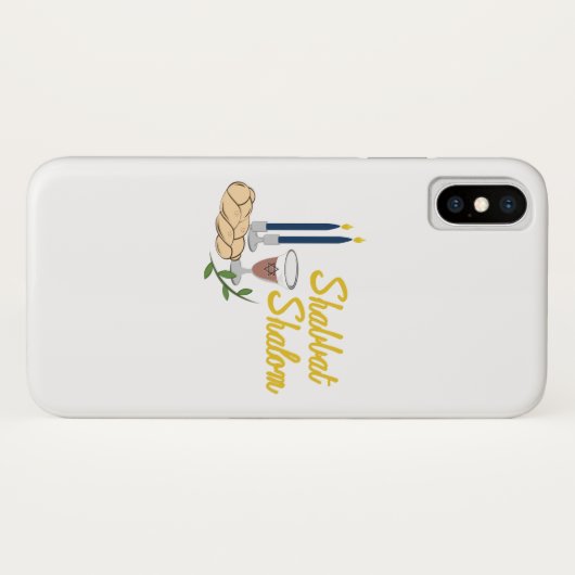 Coques Case-Mate iPhone Shabbat Shalom (Dos (Horizontal))
